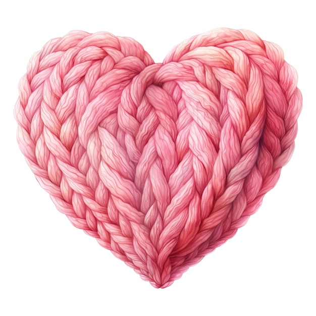 PSD cosy love valentine knitted heart handgemaakte warmte voor hartelijke feesten