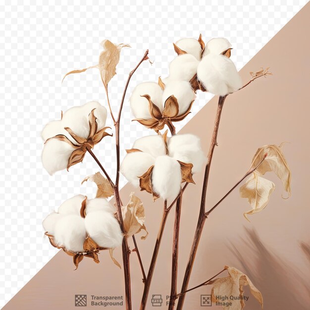 PSD cotton plants stems