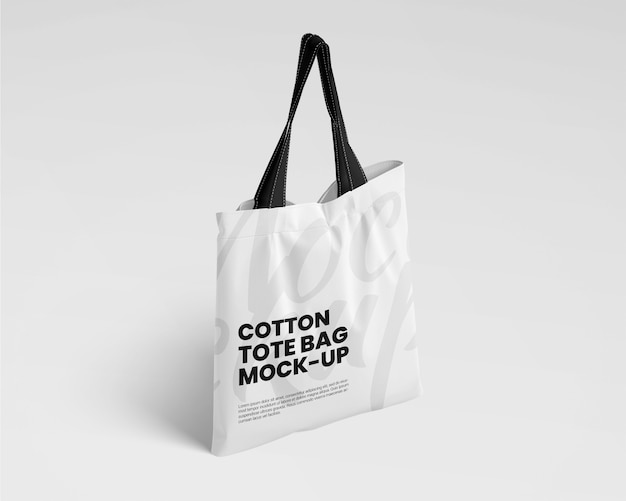 PSD borsa in cotone mockup