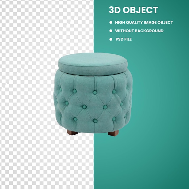 PSD couch furniture stool ottoman box