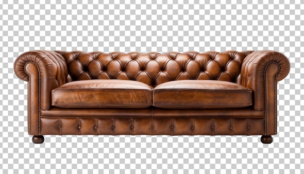 PSD couch isolated on transparent background