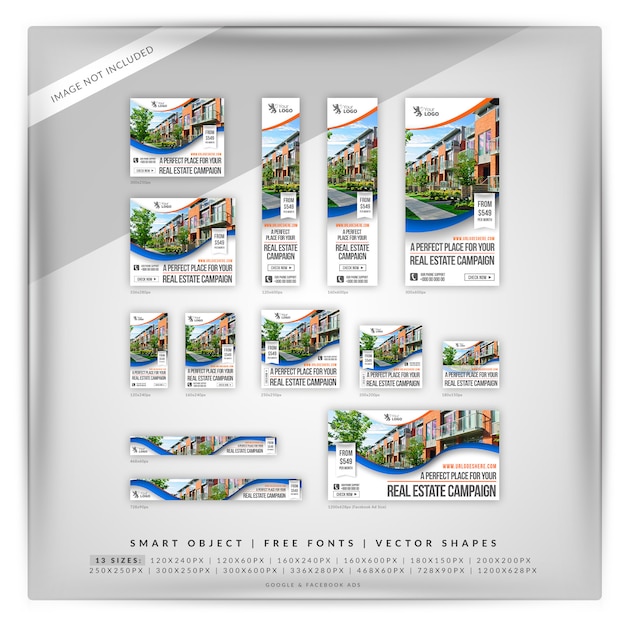 PSD courly real estate google e facebook ads