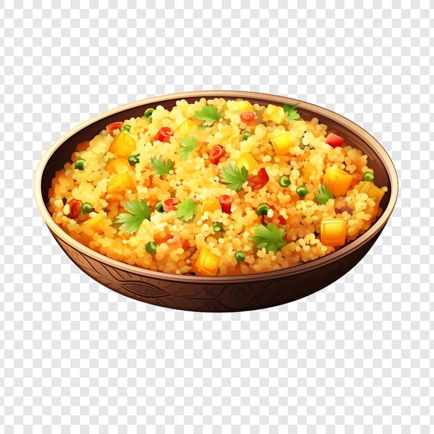 PSD couscous isolated on transparent background