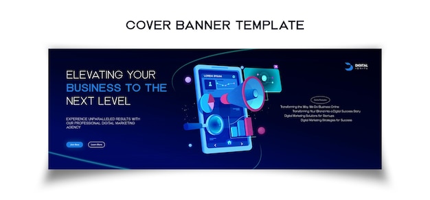 PSD cover banner template