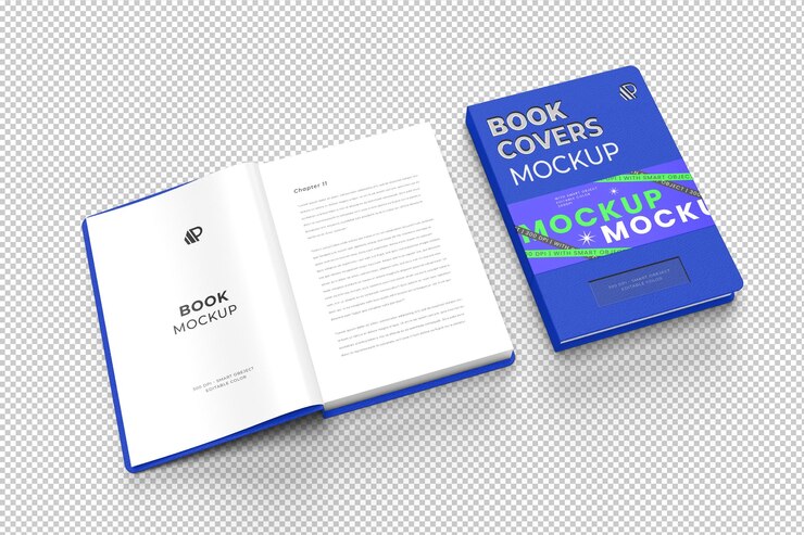 PSD cover book debos mockup