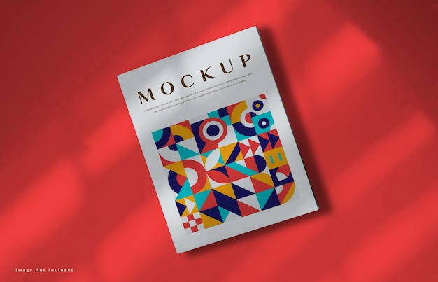 Cover book mockup in 3d rendering