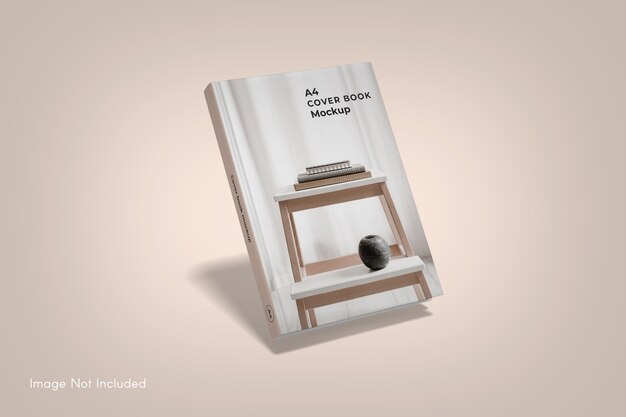 Cover book mockup isolated