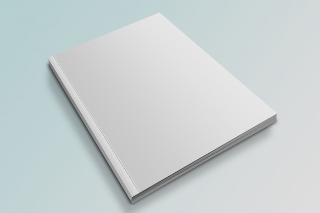 PSD cover mockup template a4 size