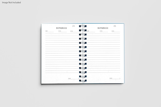 PSD cover notebook mockup