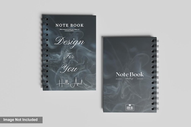 PSD cover notebook mockup