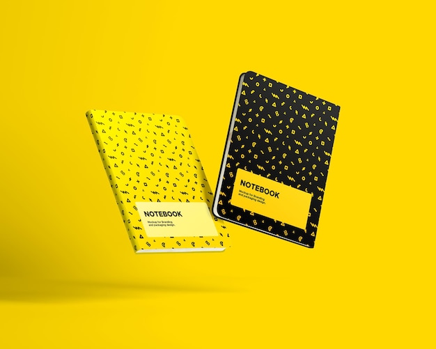 Cover notebook templates for the business or branding presentation