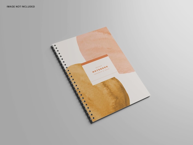 Cover Spiral book mockup