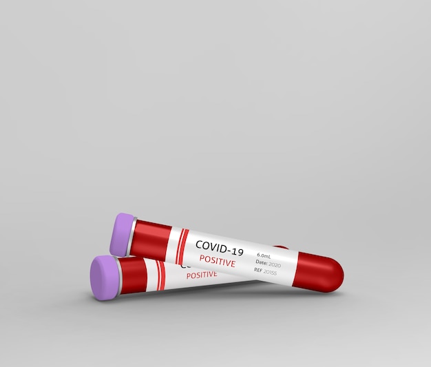 Covid test mockup