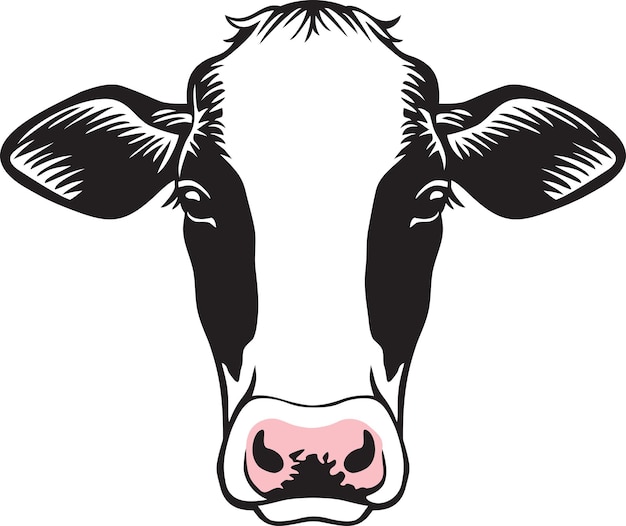 PSD cow head