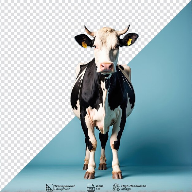 PSD cow isolated on transparent background