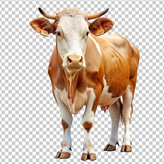 PSD cow isolated transparent background