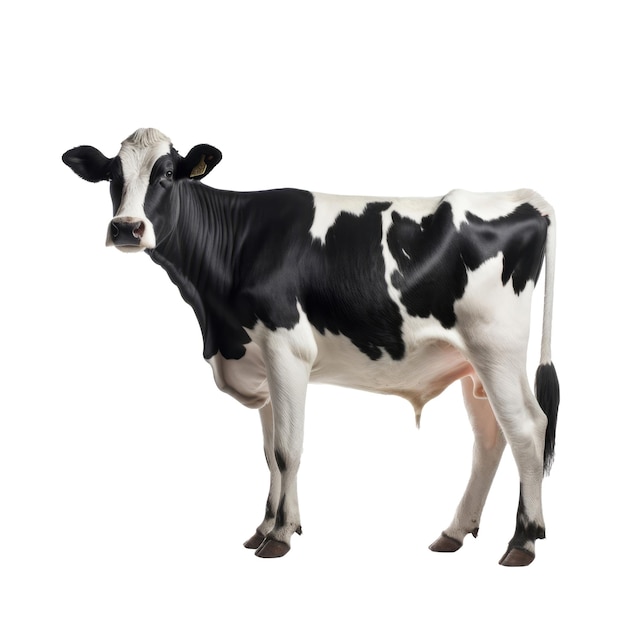 Cow isolated on white background