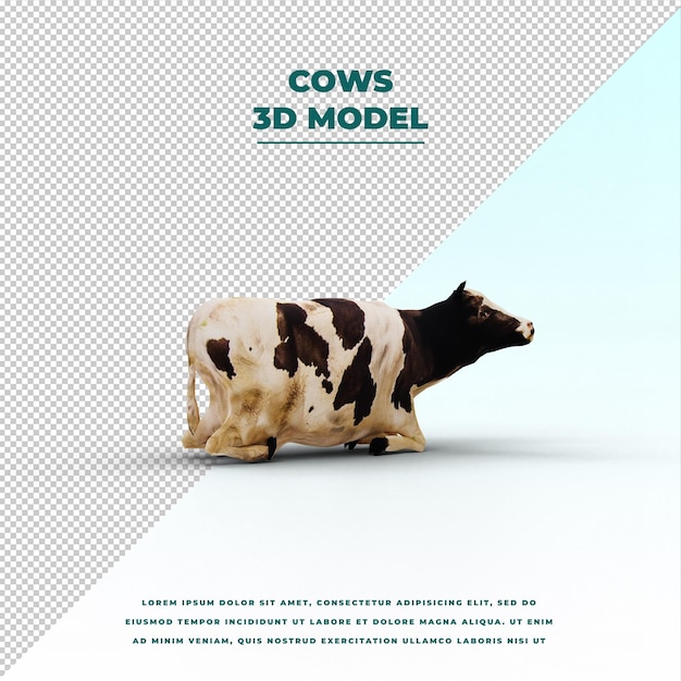 PSD cow isolated