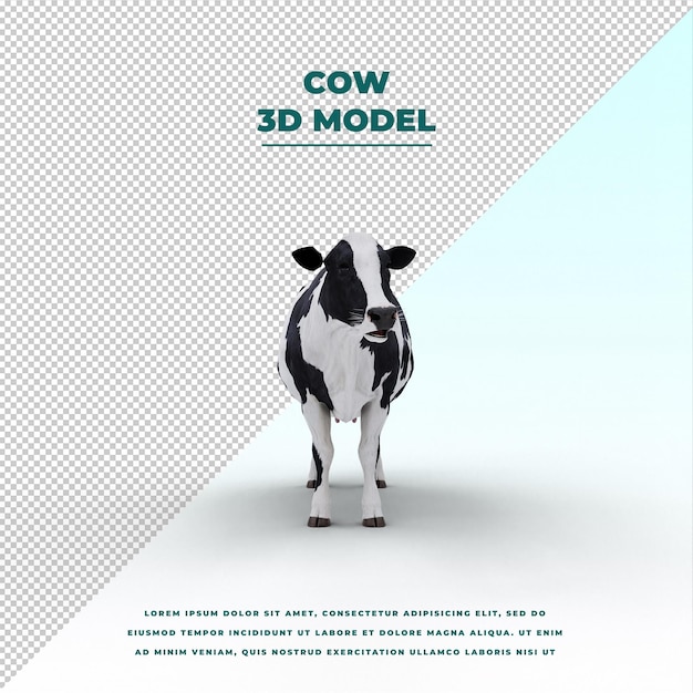 PSD cow isolated