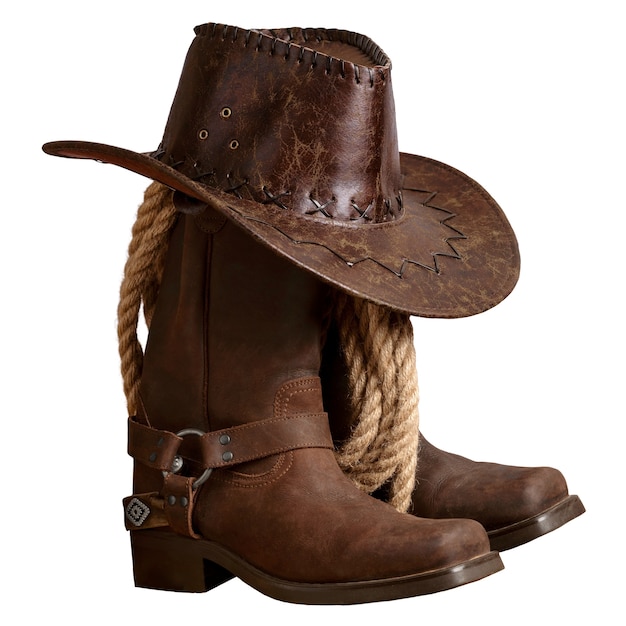 PSD accessoire da cowboy isolato