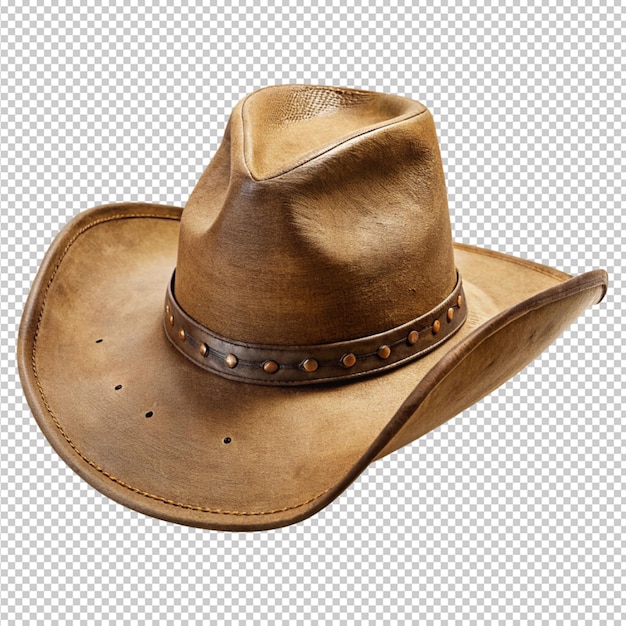 PSD cowboy hat on transparent background