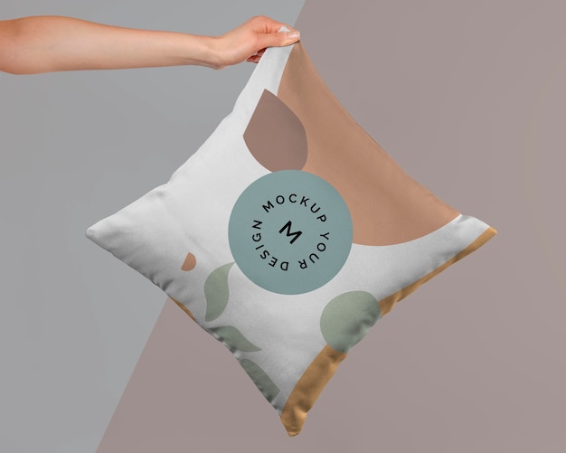 Cozy cushion fabric mock-up