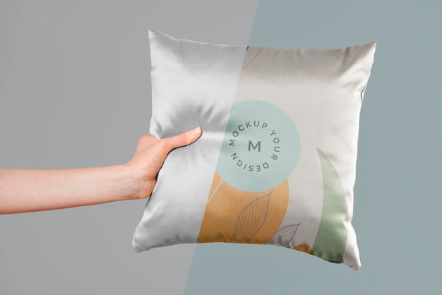 Cozy cushion fabric mock-up