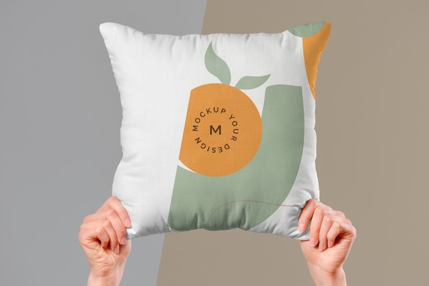 Cozy cushion fabric mock-up