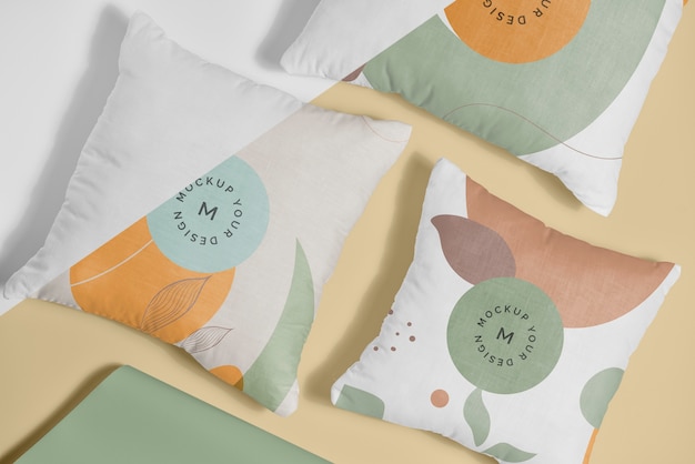 Cozy cushion fabric mock-up