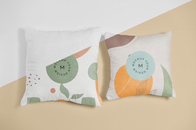 Cozy cushion fabric mock-up