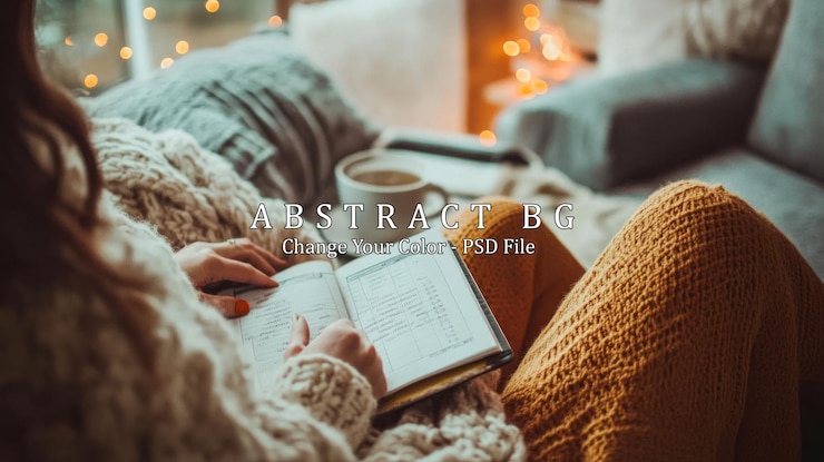 PSD cozy winter reading