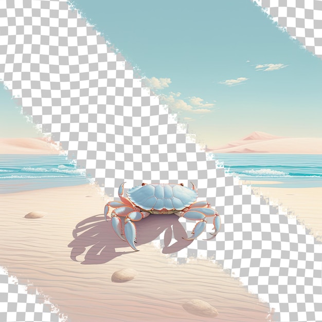 Crab on beach