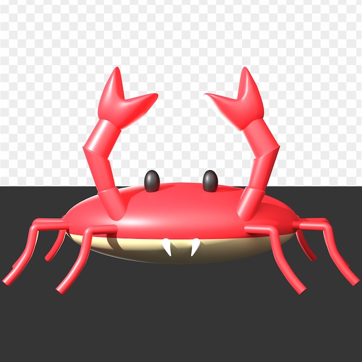 PSD 검은 배경에 게 - 게 png 다운로드