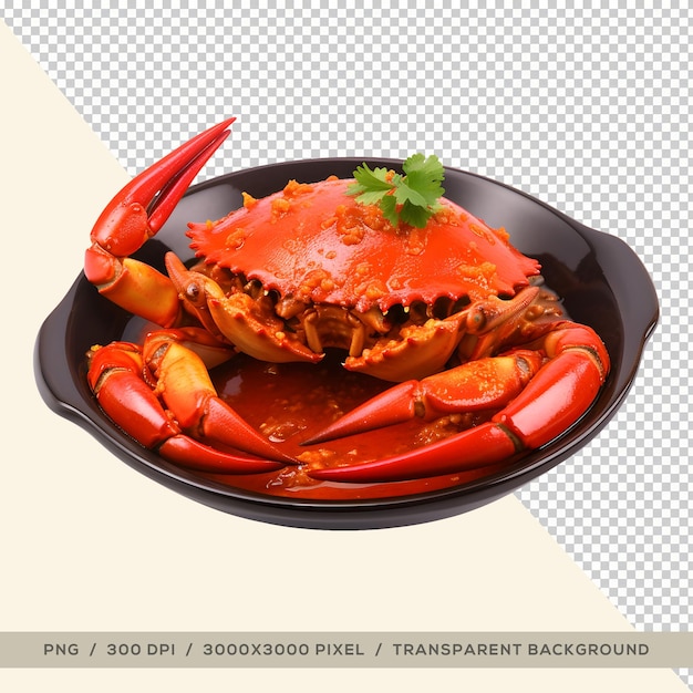 Crab red curry