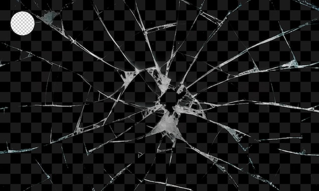 PSD crack isolated on transparent background png psd