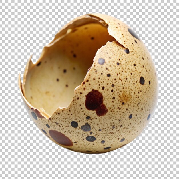 PSD cracked quail egg shell