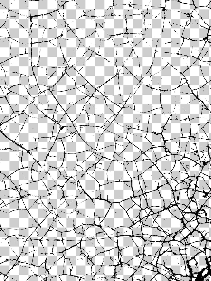 PSD cracked surface texture