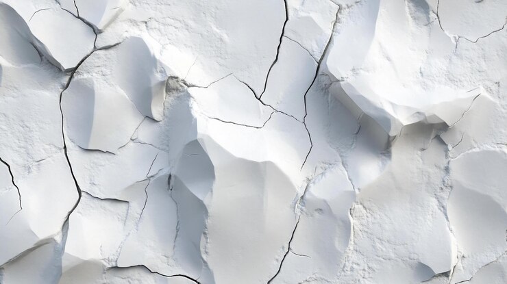 PSD cracked white textured surface abstract background