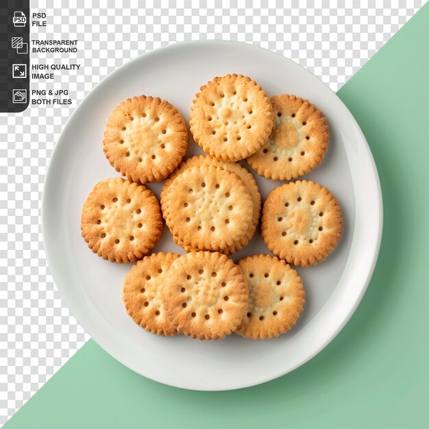 PSD crackers or biscuits png and jpg