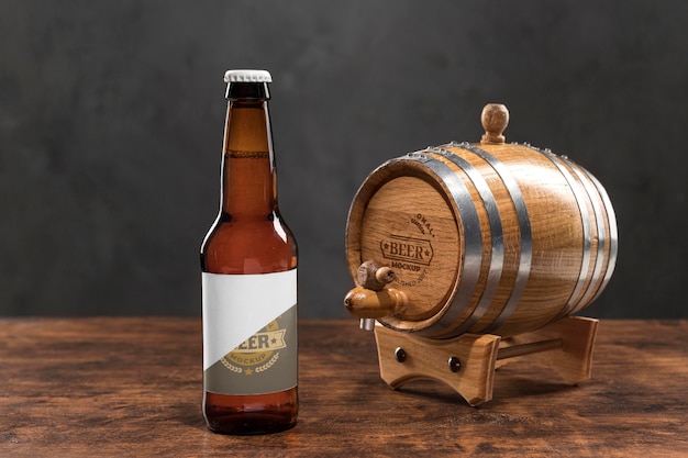 PSD craft beer concept mock-up