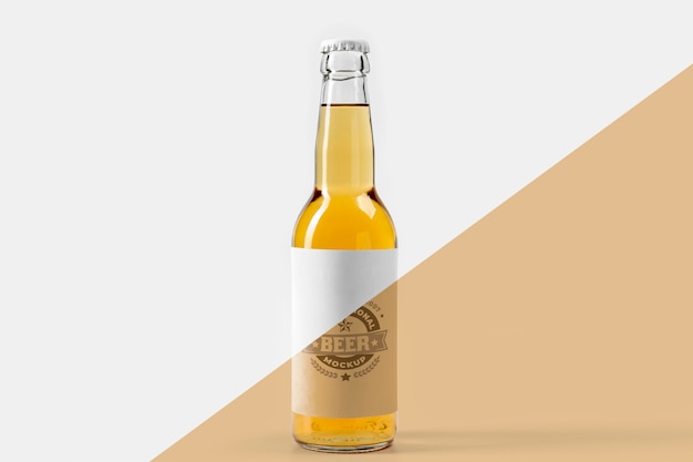 PSD mock-up di concetto di birra artigianale