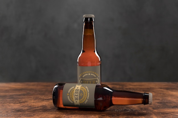 PSD craft beer concept mock-up