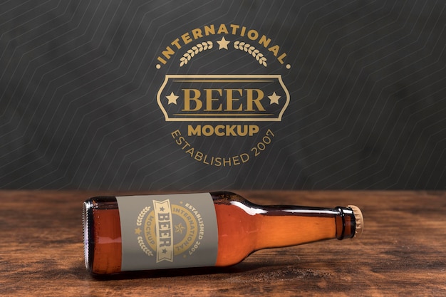 PSD craft beer concept mock-up