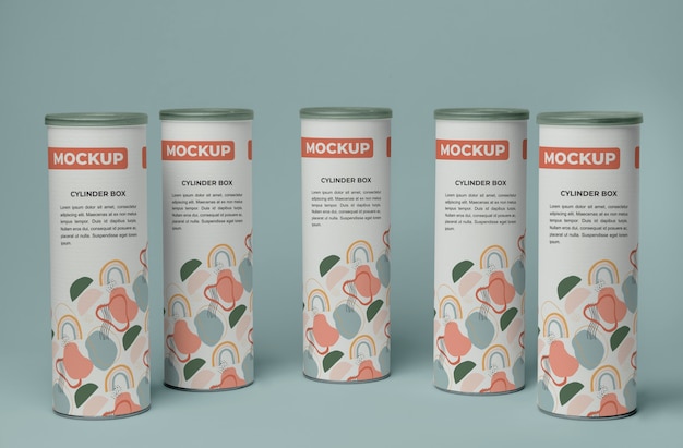 Craft cilinder mockup ontwerp