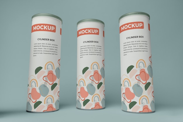 PSD craft cylinder mockup design