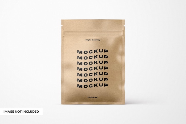 Craft packaging bag mockup