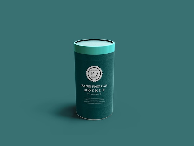 Craft Paper Cosmetische Tube Mockup