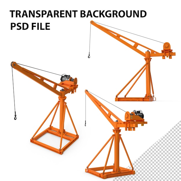 PSD crane png