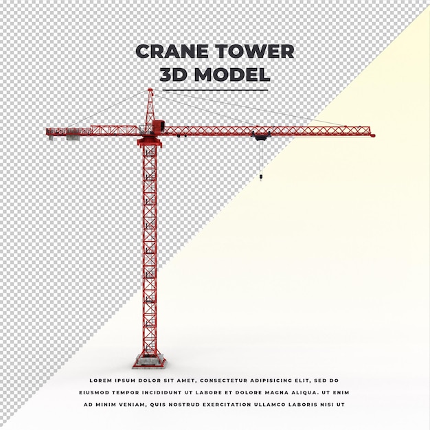 PSD crane tower