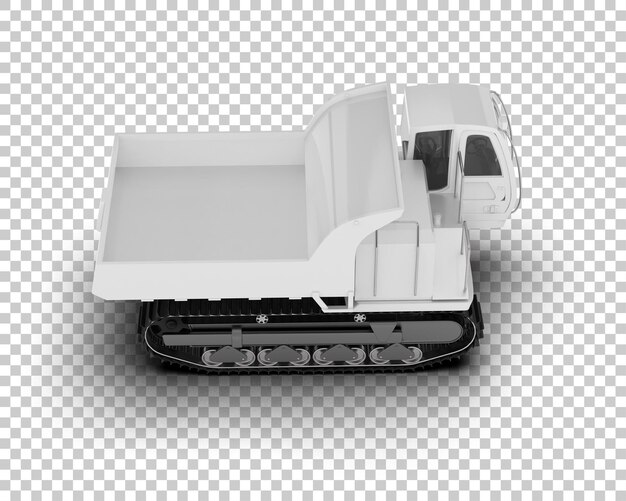 PSD crawler isolated on background 3d rendering illustration